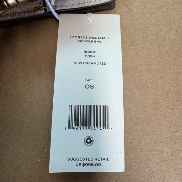 Tory Burch Small Lee Radziwill Double Satchel Bat – New Cream - Picture 11 of 11